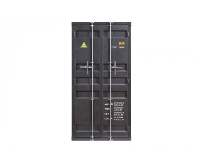 ACME Cargo Youth Double Door Wardrobe - Gunmetal