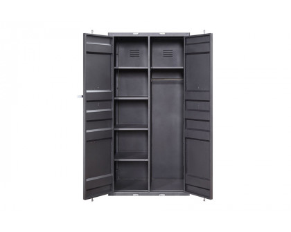 ACME Cargo Youth Double Door Wardrobe - Gunmetal