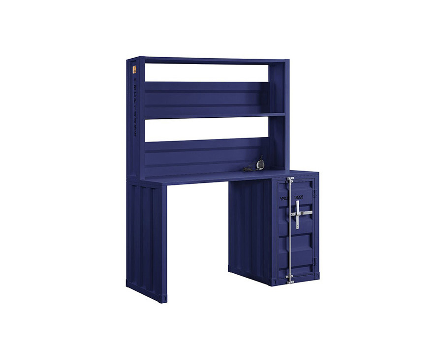 ACME Cargo Youth Desk with Hutch - Blue