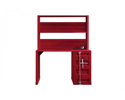 ACME Cargo Youth Desk with Hutch - Red