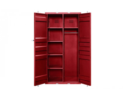 ACME Cargo Youth Double Door Wardrobe - Red