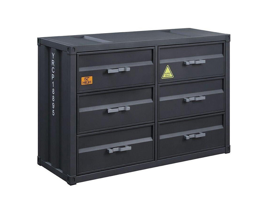 ACME - Cargo Dresser in Gunmetal