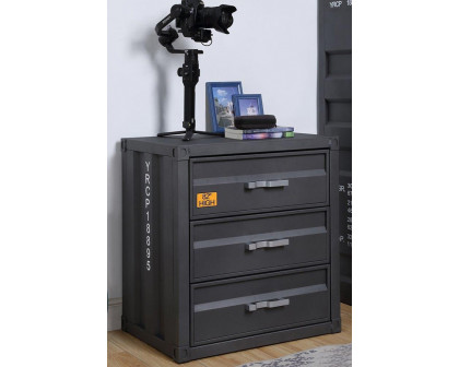 ACME Cargo Chest with 3 Drawers - Gunmetal