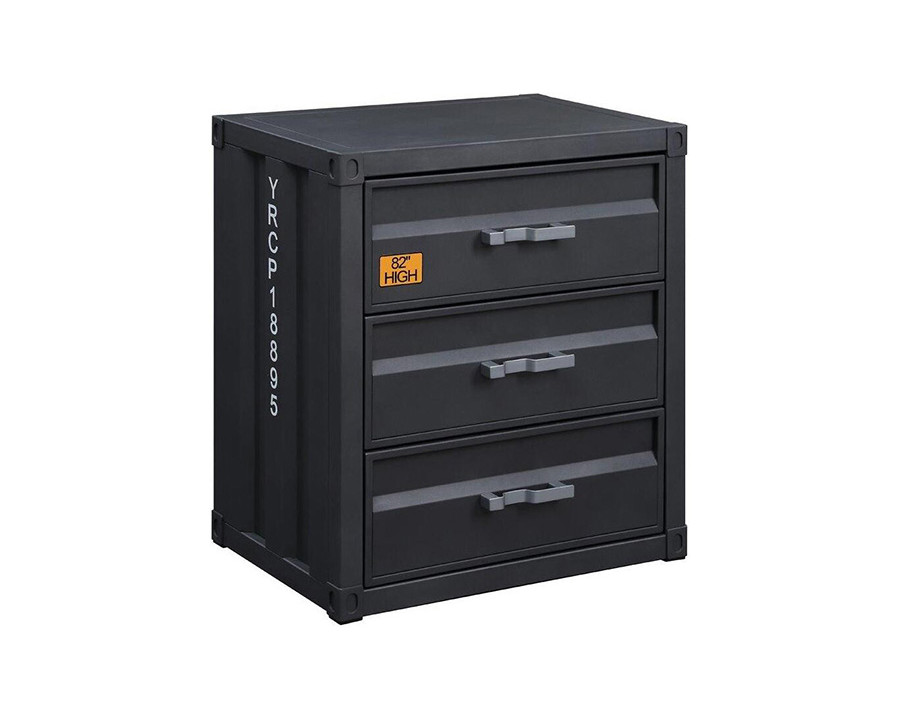 ACME Cargo Chest with 3 Drawers - Gunmetal