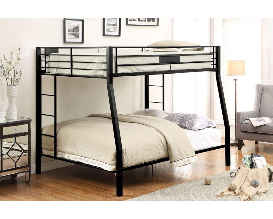 ACME Limbra Full XL/Queen Bunk Bed - Sandy Black