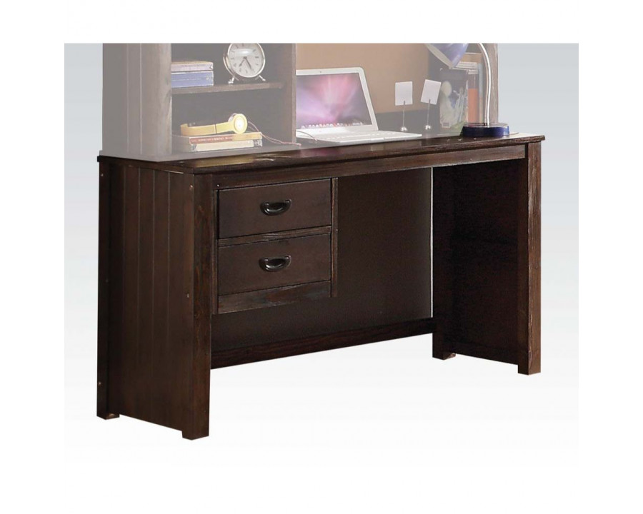 ACME - Hector Desk in Antique Charcoal Brown