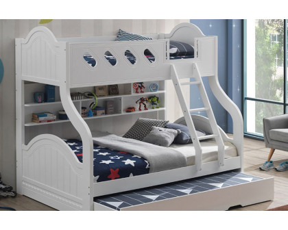 ACME - Grover Twin/Full Bunk Bed in White