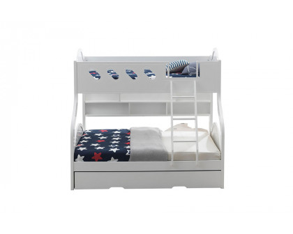 ACME - Grover Twin/Full Bunk Bed in White