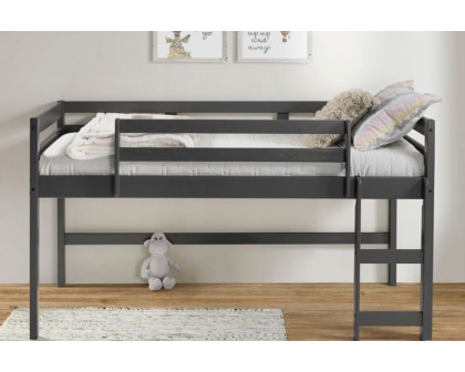 ACME Lara Twin Loft Bed - Gray Finish