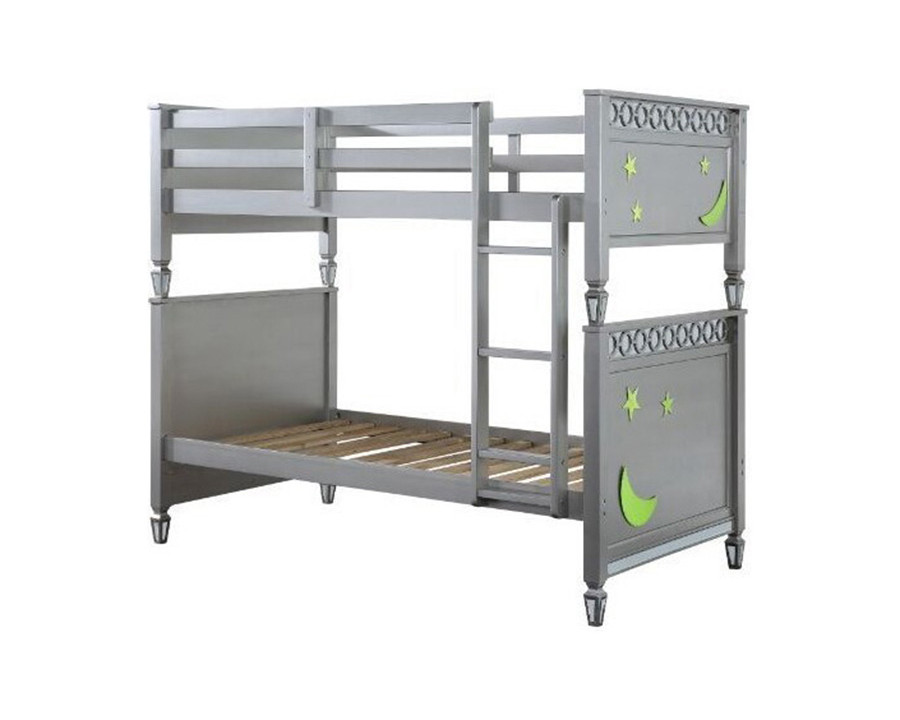 ACME - Valerie Twin/Twin Bunk Bed in Silver