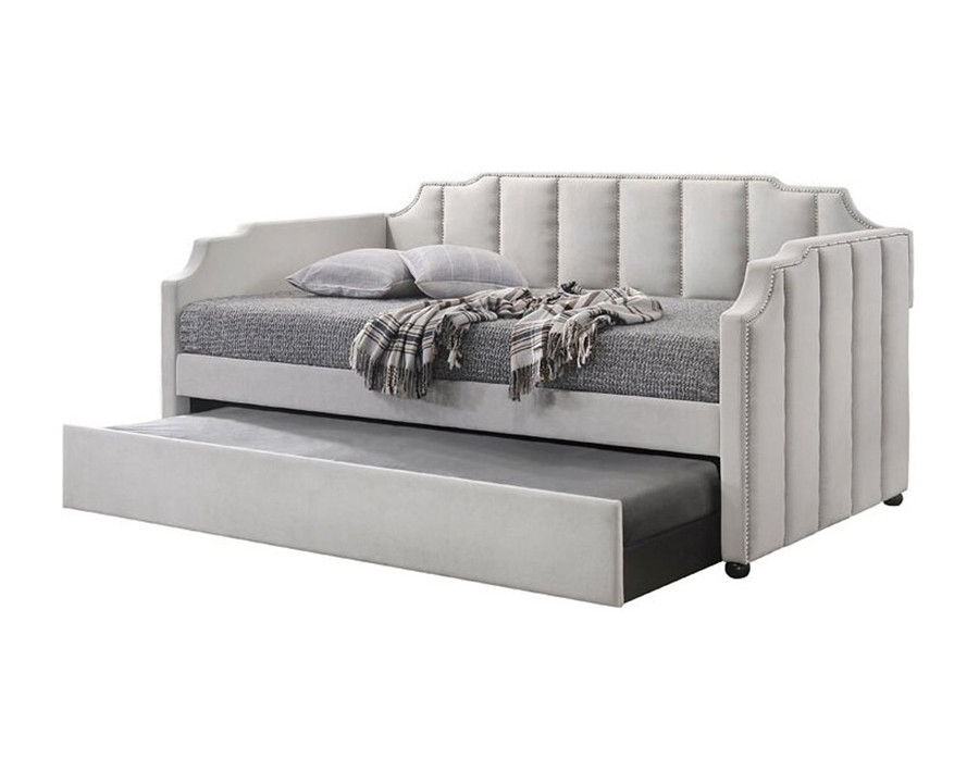 ACME - Peridot Daybed with Trundle (Twin) in Dove Gray