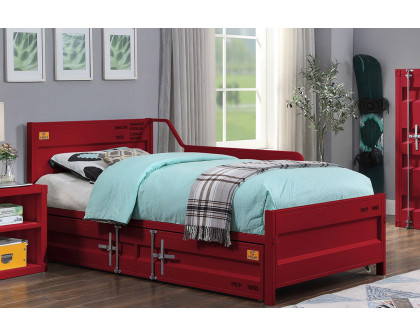 ACME Cargo Youth Daybed with Trundle - Red