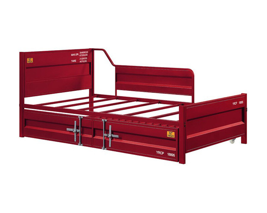 ACME Cargo Youth Daybed with Trundle - Red