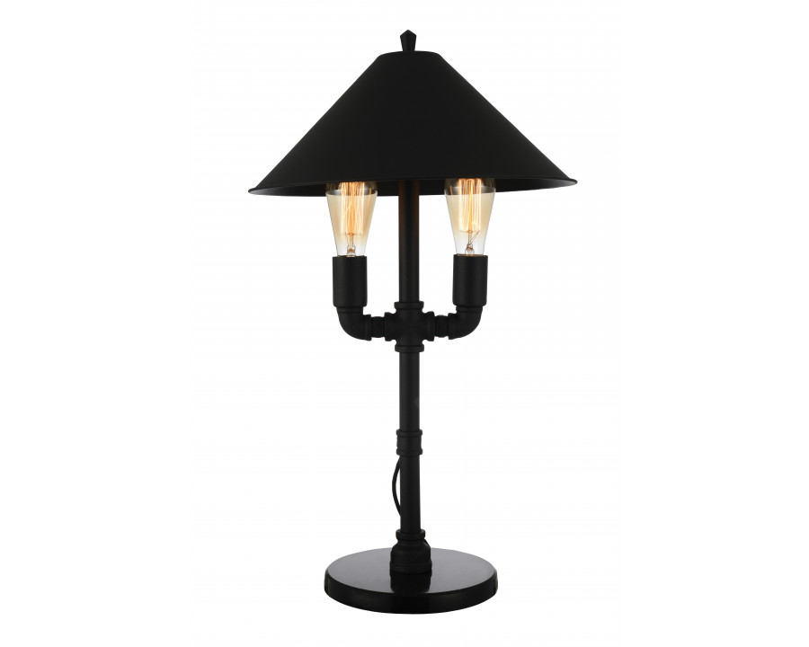 ACME - Coln Table Lamp in Black Satin