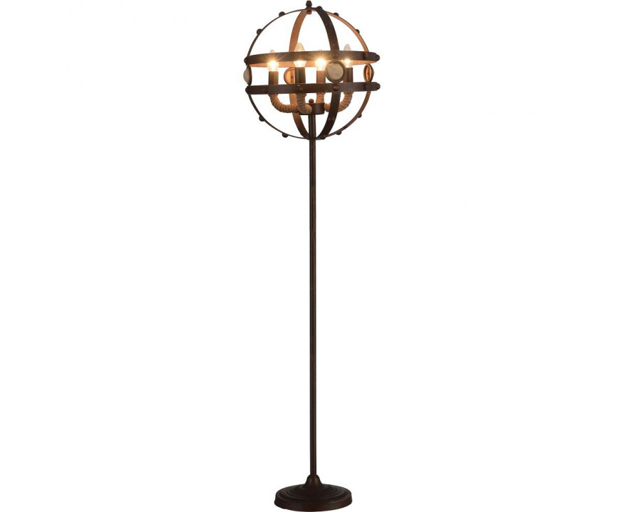 ACME - Benie Floor Lamp in Metal