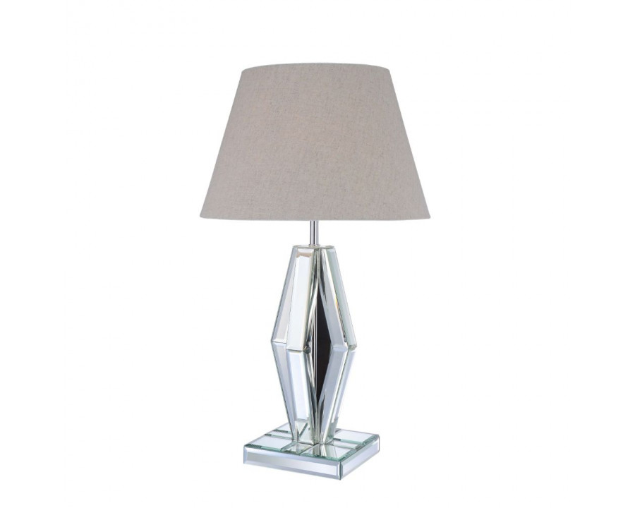 ACME - Britt Table Lamp in Mirrored/Chrome