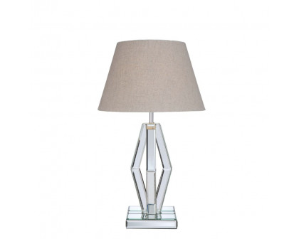 ACME - Britt Table Lamp in Mirrored/Chrome