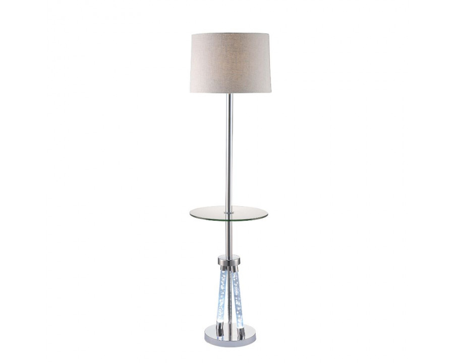 ACME - Cici Floor Lamp in Chrome