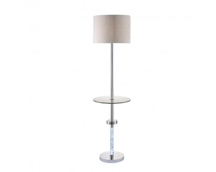 ACME - Cici Floor Lamp in Chrome