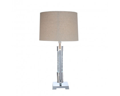 ACME - Cici Table Lamp in Chrome