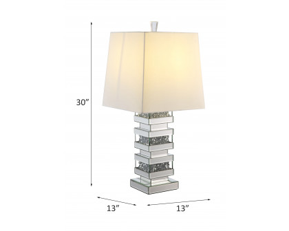 ACME - Noralie Table Lamp in Mirrored/Faux Diamonds (40242)