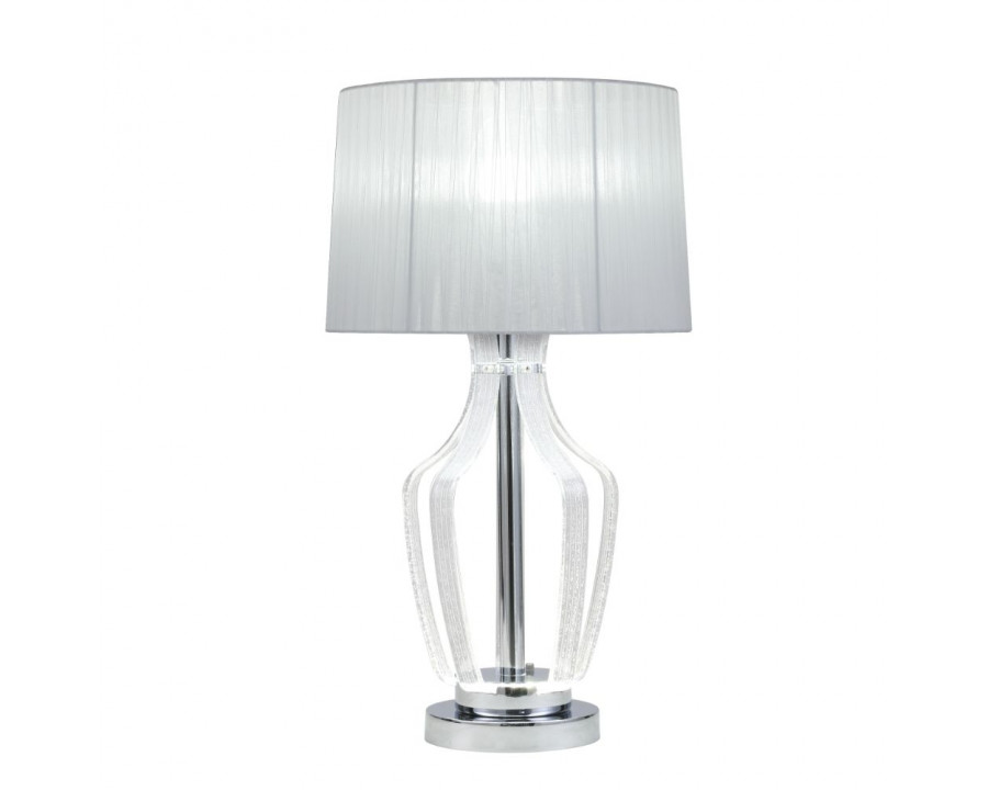 ACME - Mathilda Table Lamp in Clear Acrylic/Chrome