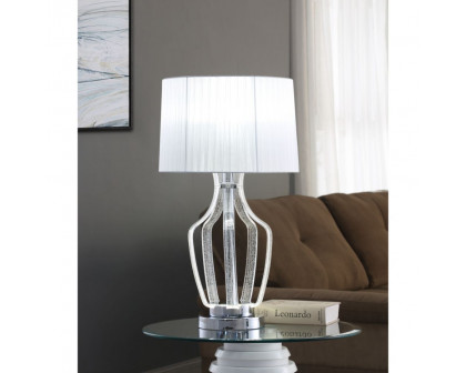 ACME - Mathilda Table Lamp in Clear Acrylic/Chrome