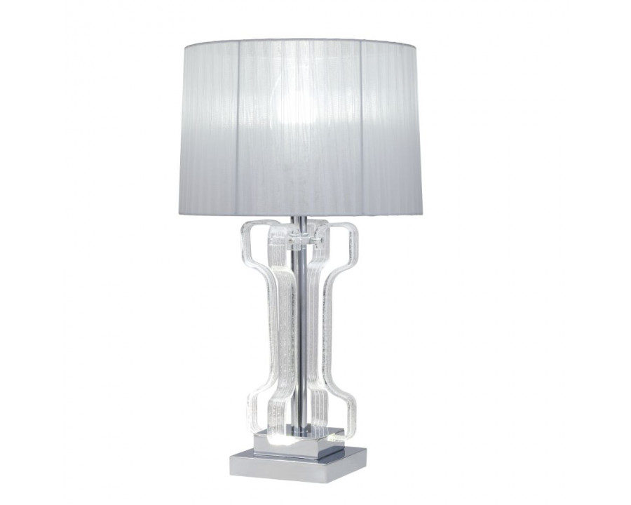 ACME - Melinda Table Lamp in Clear Acrylic/Chrome