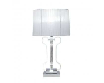 ACME - Melinda Table Lamp in Clear Acrylic/Chrome