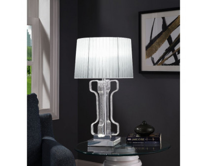 ACME - Melinda Table Lamp in Clear Acrylic/Chrome