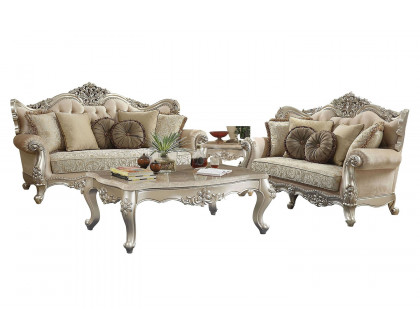 ACME - Bently Sofa with 7 Pillows  (Same LV01579) in Champagne