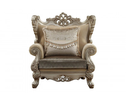 ACME™ Ranita Chair with 2 Pillows - Champagne