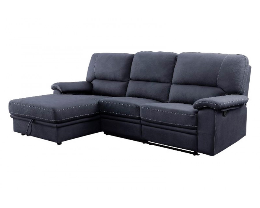 ACME - Trifora Sectional Sofa in Dark Gray