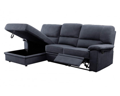 ACME - Trifora Sectional Sofa in Dark Gray