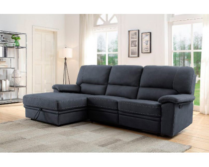 ACME - Trifora Sectional Sofa in Dark Gray