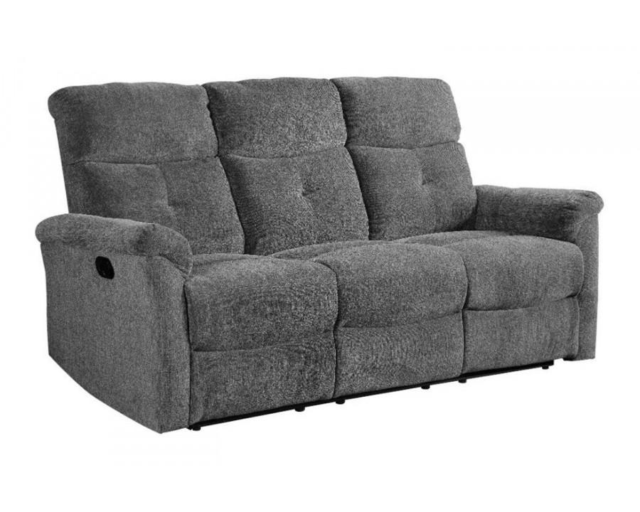 ACME - Treyton Motion Sofa in Gray Chenille