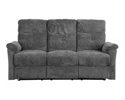 ACME - Treyton Motion Sofa in Gray Chenille