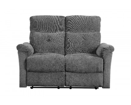 ACME - Treyton Motion Loveseat in Gray Chenille