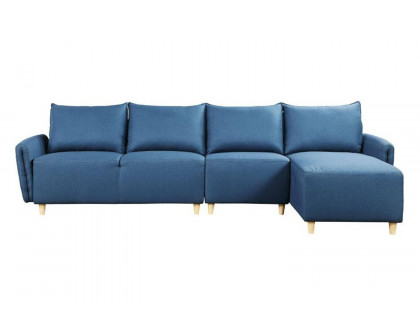 ACME Marcin Sectional Sofa - Blue Fabric