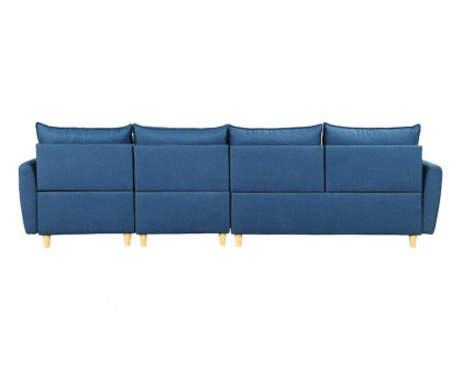 ACME Marcin Sectional Sofa - Blue Fabric