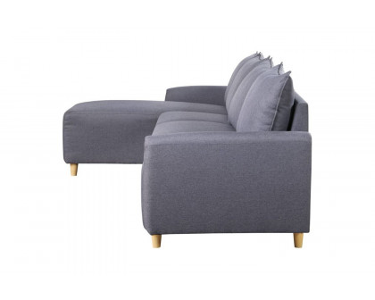 ACME Marcin Sectional Sofa - Gray Fabric