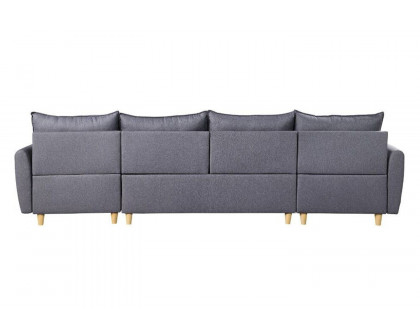 ACME Marcin Sectional Sofa - Gray Fabric