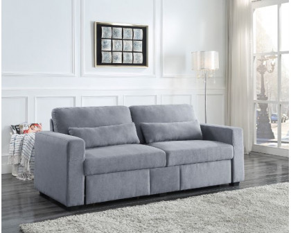 ACME - Rogyne Sofa with Storage in Gray