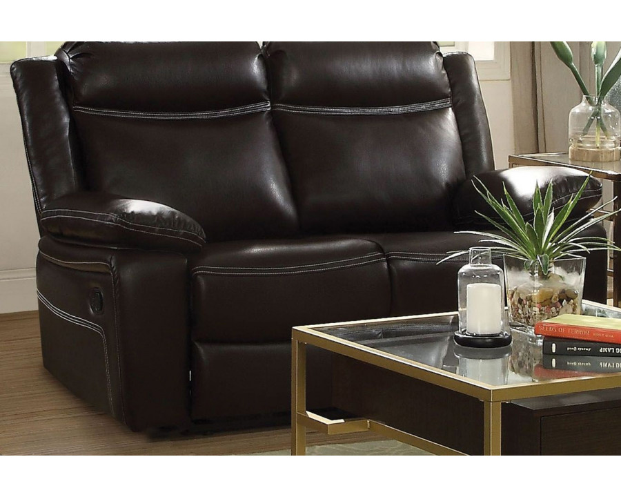 ACME - Corra Motion Loveseat in Espresso