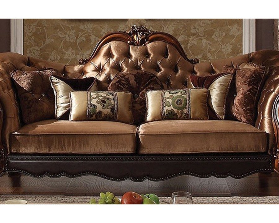 ACME - Dresden Sofa with 7 Pillows