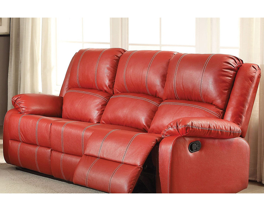 ACME Zuriel Reclining Sofa - Red