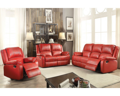 ACME Zuriel Reclining Sofa - Red