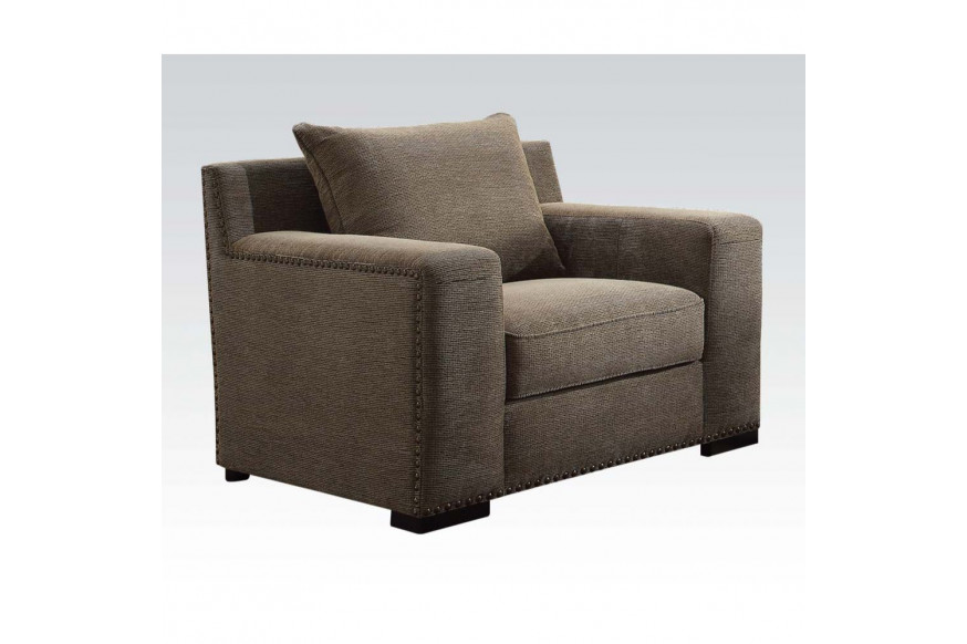 ACME™ Ushury Chair - Gray Chenille