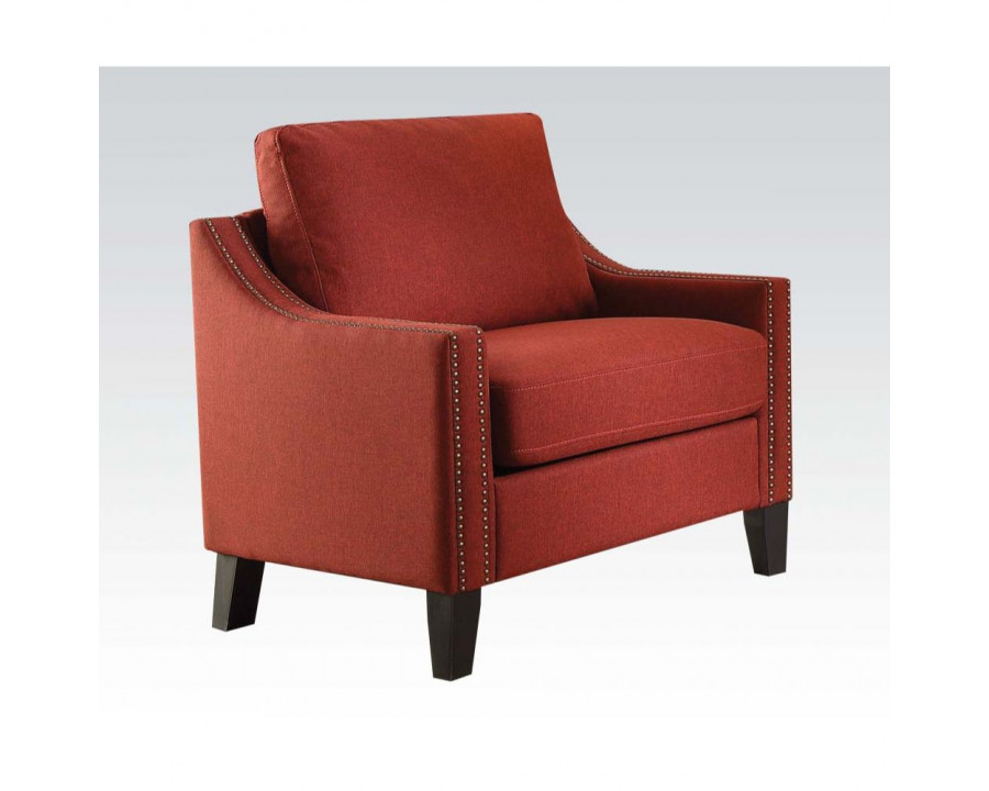 ACME Zapata Chair - Red Linen