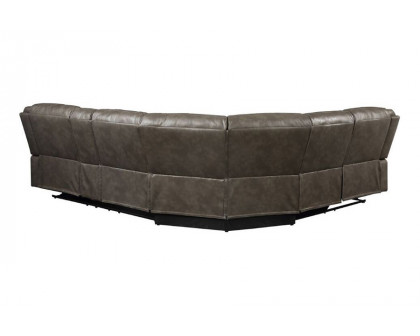 ACME Tavin Motion Sectional Sofa - Taupe Leather